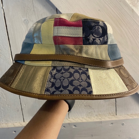 Coach Accessories - Coach patchwork bucket hat - size small